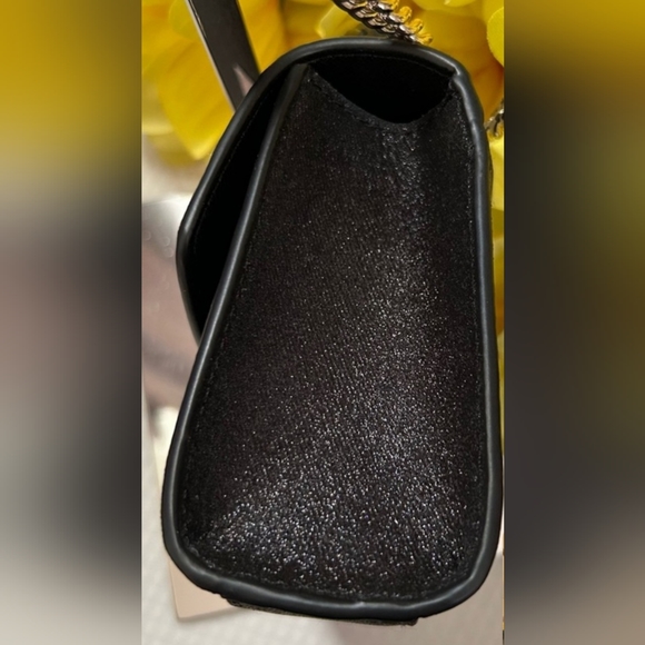 🏖️ NWT Kate Spade Micro Darcy Bag in Black Glitter - Picture 8 of 10